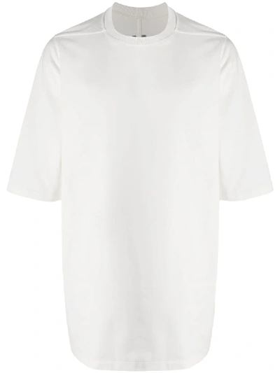 Rick Owens Jumbo Crewneck T-shirt In White