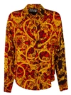VERSACE JEANS COUTURE LEOPARD DETAIL PRINT ALL-OVER SHIRT,11433422