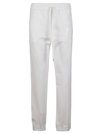 N°21 Logo Printed Track Pants In White