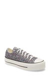 Converse Chuck Taylor All Star Platform Sneaker In Black/ Multi/ White