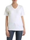 MM6 MAISON MARGIELA TONE-ON-TONE PRINTS T-SHIRT IN WHITE