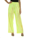 MM6 MAISON MARGIELA SEQUINS TROUSERS IN NEON YELLOW