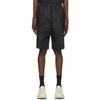 GUCCI BLACK WATERPROOF CARGO SHORTS