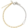 JUSTINE CLENQUET JUSTINE CLENQUET SILVER AND GOLD JAMIE CHOKER