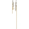 JUSTINE CLENQUET SILVER & GOLD DANA EARRINGS