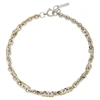 JUSTINE CLENQUET SILVER & GOLD DANA NECKLACE