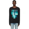 BALMAIN BALMAIN BLACK OVERSIZED NIGHT SKY SWEATSHIRT