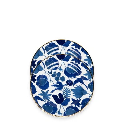 La Doublej Dessert Plate Set Of 2 In Blue