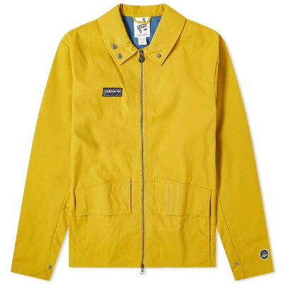 Adidas Consortium Spezial Holbeck Logo-appliquéd Canvas Jacket In Yellow