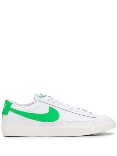 Nike Low Leather Blazer Sneakers In White