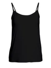 Commando Butter Scoop Neck Spandex Camisole In Black