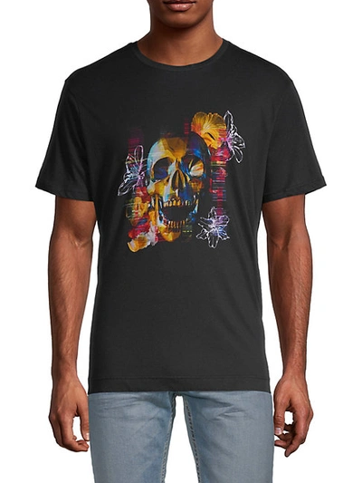 Robert Graham Estero Cotton Graphic T-shirt In Black