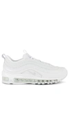 Nike White Air Max 97 Sneakers In White, White Pure & Platinum