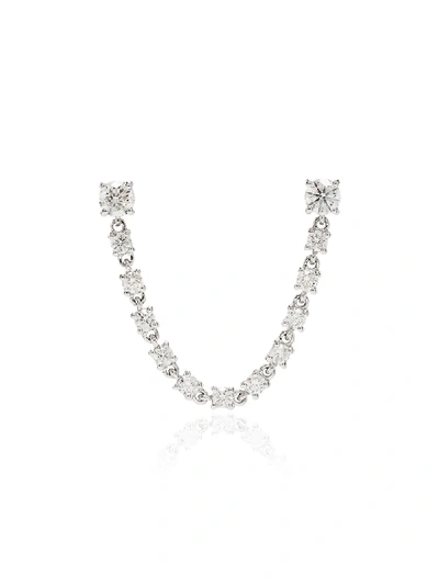 ANITA KO 18KT WHITE GOLD DIAMOND EARRING