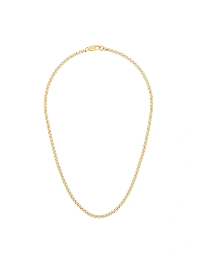 Laura Lombardi Box Chain Necklace In Gold