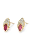 ANDY LIF 18KT GOLD DIAMOND STUD EARRINGS