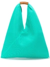 Mm6 Maison Margiela Japanese Mesh Tote Bag In Turquoise