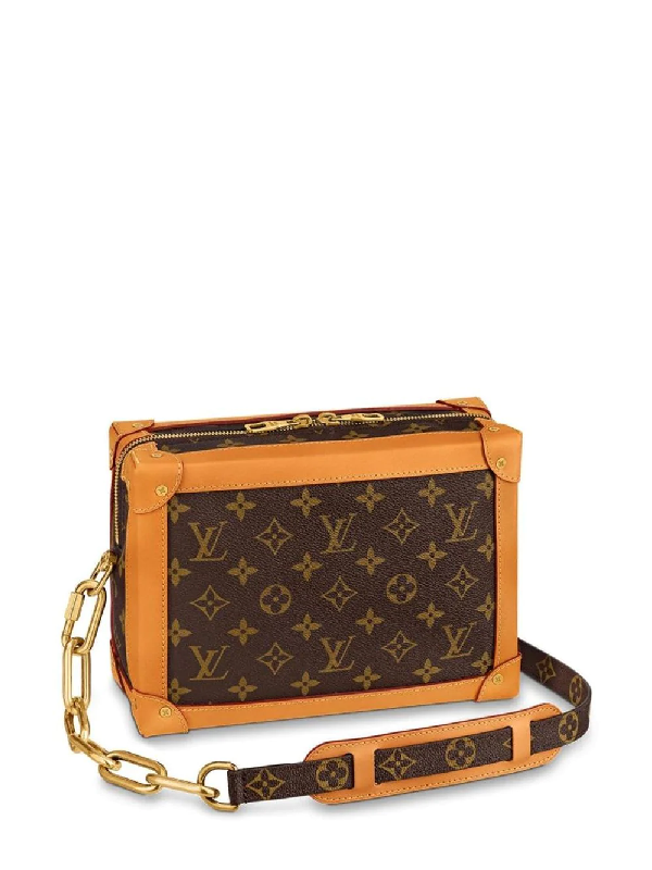 Pre-Owned Louis Vuitton 2010s Pre-owned Mini Soft Trunk Clutch Bag In Brown | ModeSens