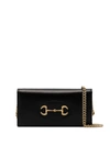 GUCCI HORSEBIT LEATHER CLUTCH BAG