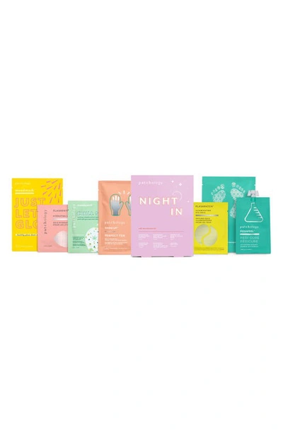 Patchology Night-in Self Care Skin Kit Usd $44 Value In Pink