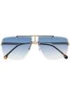 Carrera Pilot-frame Sunglasses In Gold