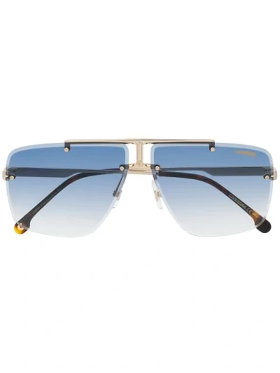 Carrera Pilot-frame Sunglasses In Gold