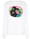 GRAPHIC PRINT COTTON SWEATSHIRT