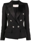 ALEXANDRE VAUTHIER FLORAL BUTTONS BLAZER