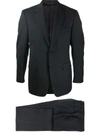 Canali Single-breasted Wool Suit In Blue