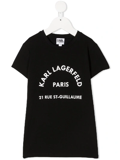 KARL LAGERFELD LOGO PRINT T-SHIRT