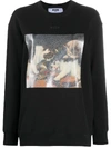 MSGM KITTENS GRAPHIC SWEATSHIRT