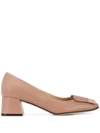 SERGIO ROSSI SR1 50MM LEATHER PUMPS