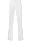 Brunello Cucinelli Straight Leg Jeans In White