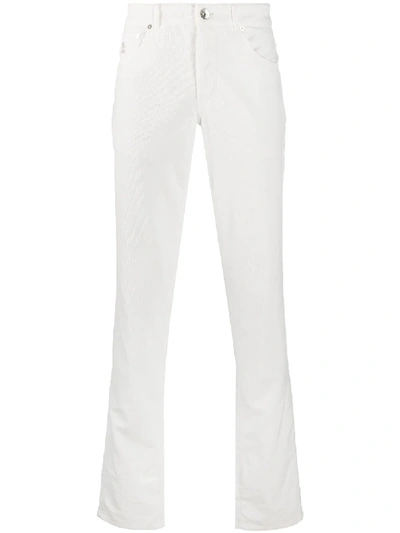 Brunello Cucinelli Straight Leg Jeans In White
