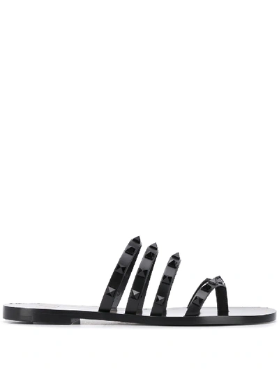 Valentino Garavani Garavani Rockstud Sandals In Black