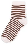 GANNI METALLIC STRIPE SOCKS,A2684