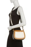 Marc Jacobs Empire City Mini Leather Messenger Bag In Brown Butter Multi