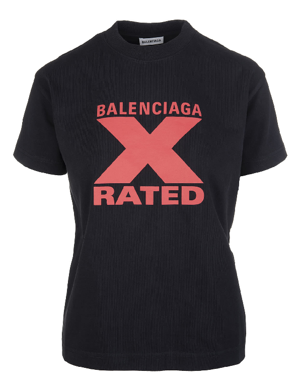 balenciaga t shirt womens black