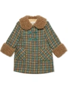 GUCCI TWEED DOUBLE-BREASTED COAT
