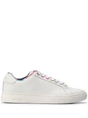 PAUL SMITH STRIPE LINED LACE-UP SNEAKERS