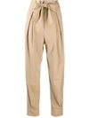 RED VALENTINO HIGH-WAIST TAPERED TROUSERS