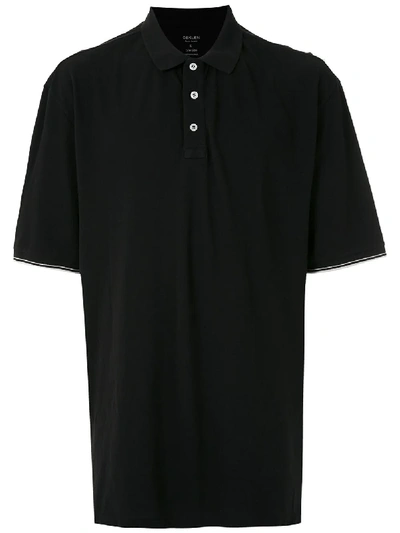 Osklen Oversized Polo Shirt In Black
