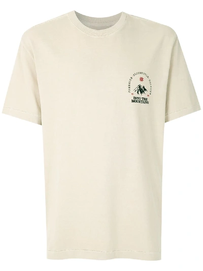 Osklen Strong Stamp T-shirt In Neutrals
