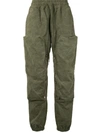 Readymade Oversized Pocket Trousers In Green