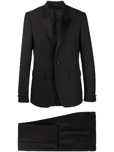 Givenchy Wool And Mohair Slim-fit Tuxedo Suit In Black