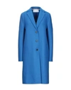 Harris Wharf London Coat In Bright Blue