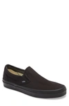 Vans Classic Slip On Sneakers In Black/black