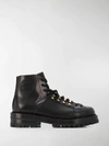 VERSACE LACE-UP BOOTS,15363438