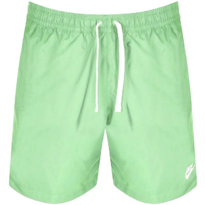 Nike Flow Logo Swim Shorts Green