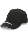 VETEMENTS LOGO PRINT CAP